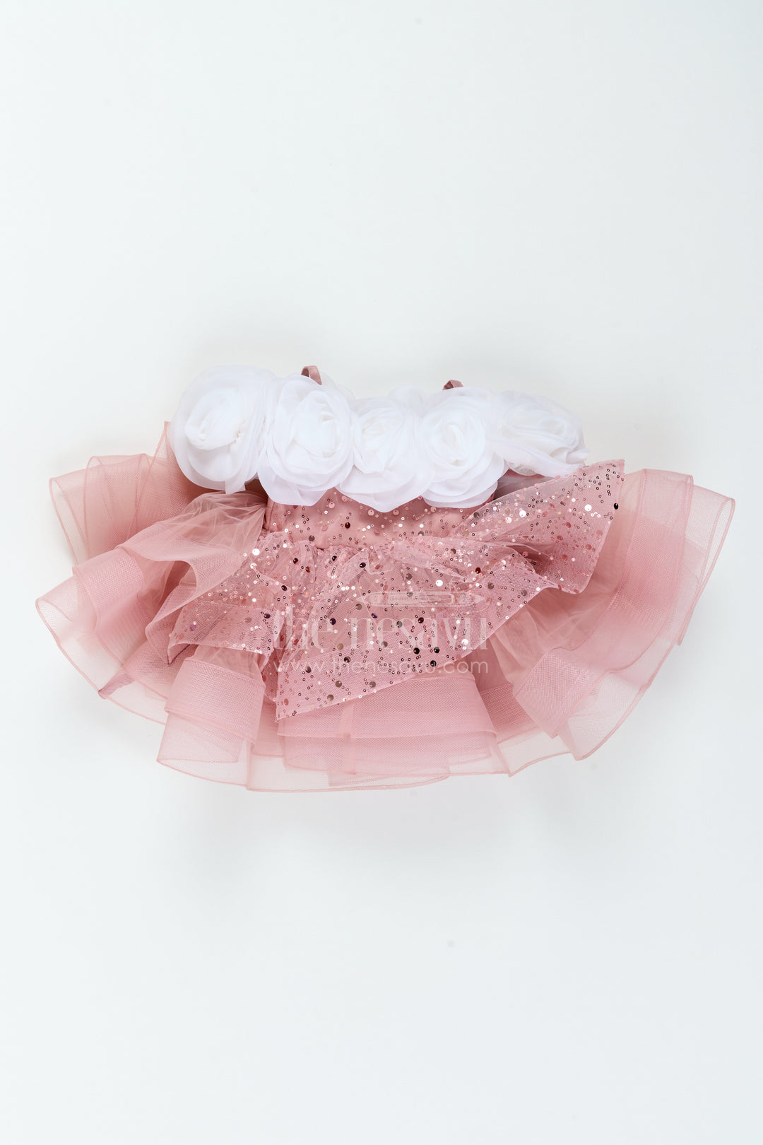 The Nesavu Girls Fancy Party Frock Girls Layered Party Frock for Birthdays and Special Celebrations Nesavu 16 (1Y) / Pink / Net PF242B-16 Nesavu Girls Layered Net Sequin Party Frock For Birthdays Family Celebrations And Special Occasions