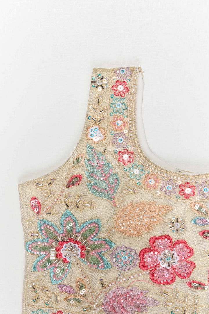 The Nesavu Girls Lehenga Choli Girls Lehenga Choli for Festive Celebrations and Family Weddings Nesavu Nesavu girls festive lehenga choli for weddings and celebrations viscose silk embroidered outfit