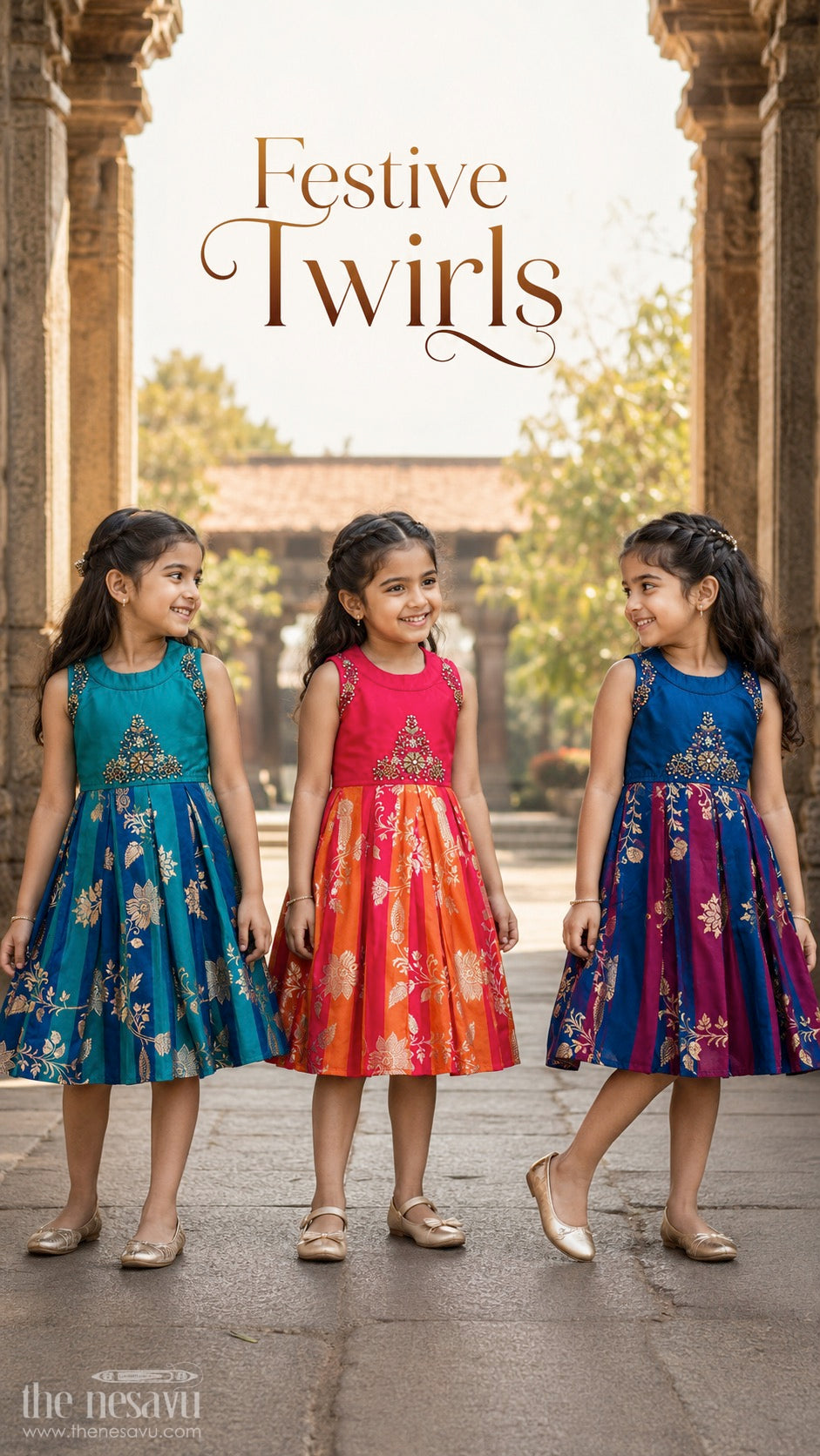 The Nesavu Girls Lehenga Choli Girls Lehenga Choli for Festive Weddings and Dance Events Nesavu Nesavu Girls Lehenga Choli For Festive Weddings Dance Performances And Traditional Celebrations