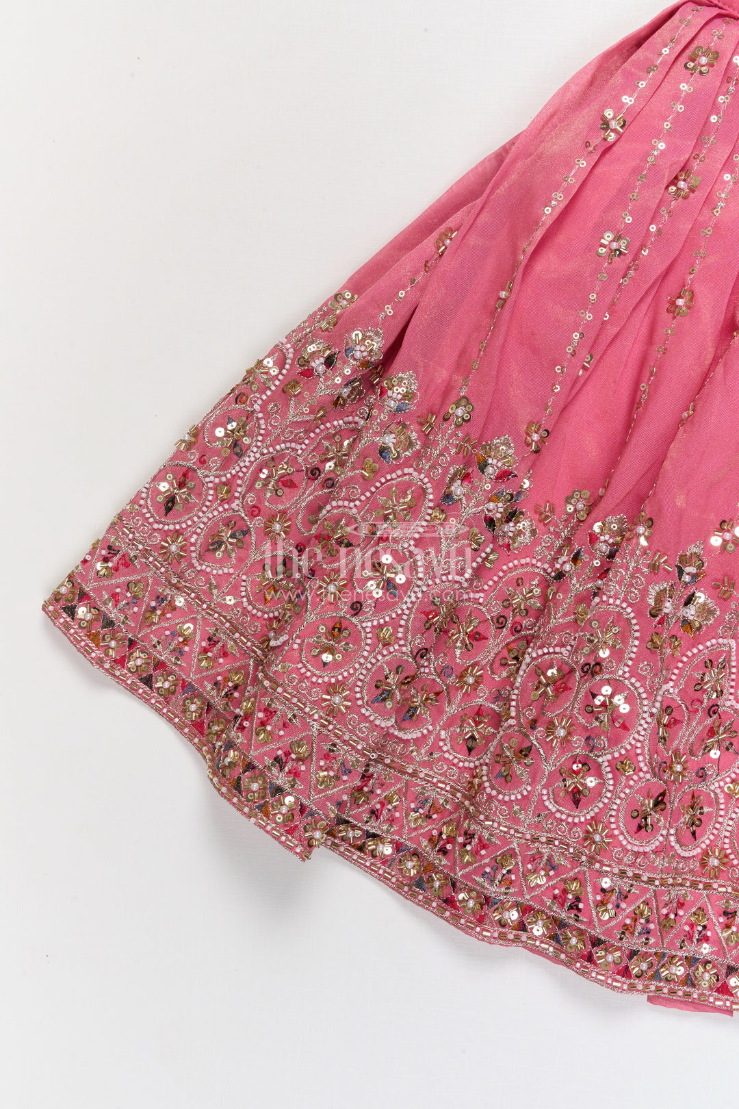 The Nesavu Girls Lehenga Choli Girls Lehenga Choli for Festive Weddings and Stage Events Nesavu Nesavu girls lehenga choli for weddings and festive celebrations with designer embroidery