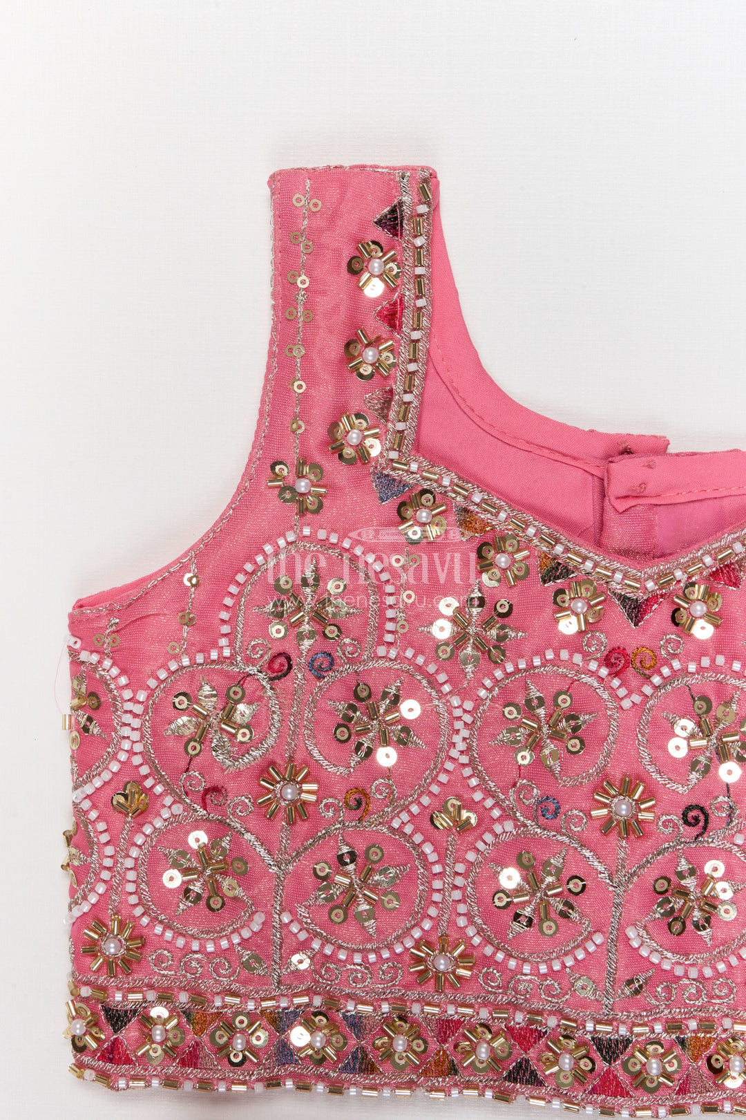 The Nesavu Girls Lehenga Choli Girls Lehenga Choli for Festive Weddings and Stage Events Nesavu Nesavu girls lehenga choli for weddings and festive celebrations with designer embroidery