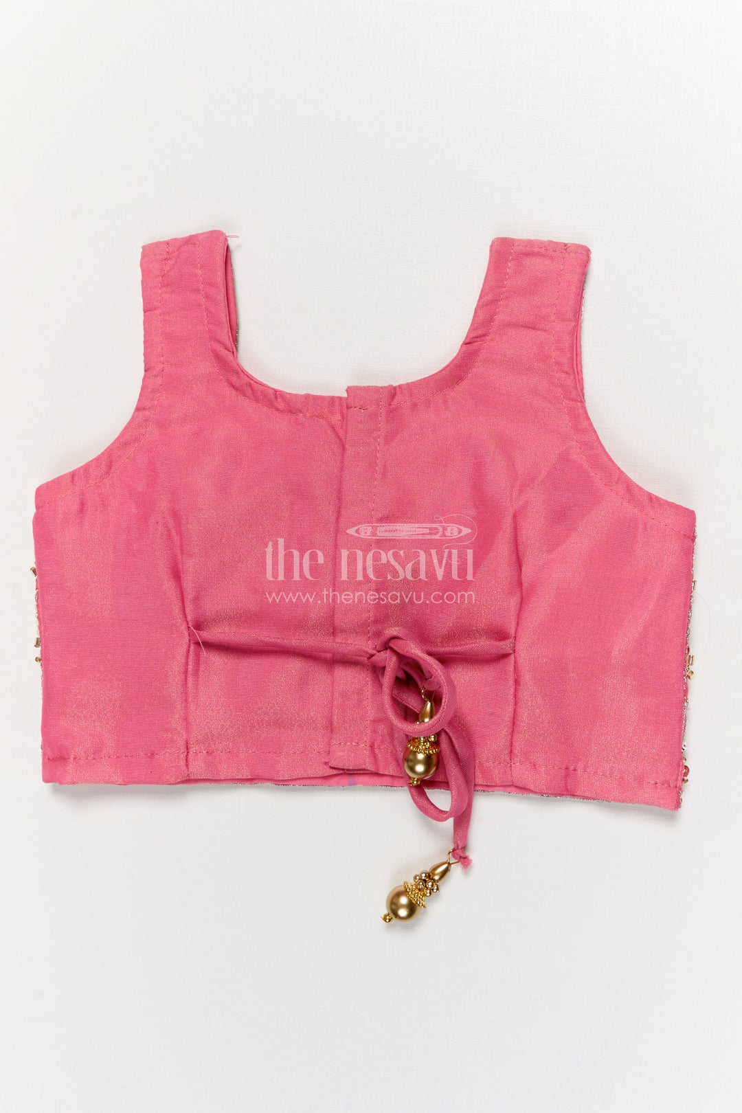 The Nesavu Girls Lehenga Choli Girls Lehenga Choli for Festive Weddings and Stage Events Nesavu Nesavu girls lehenga choli for weddings and festive celebrations with designer embroidery