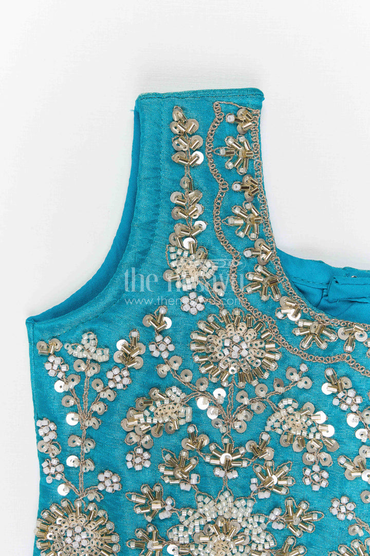 The Nesavu Girls Lehenga Choli Girls Lehenga Choli for Weddings and Festive Family Functions Nesavu Nesavu girls lehenga choli for weddings festive celebrations viscose silk outfit with designer embroidery