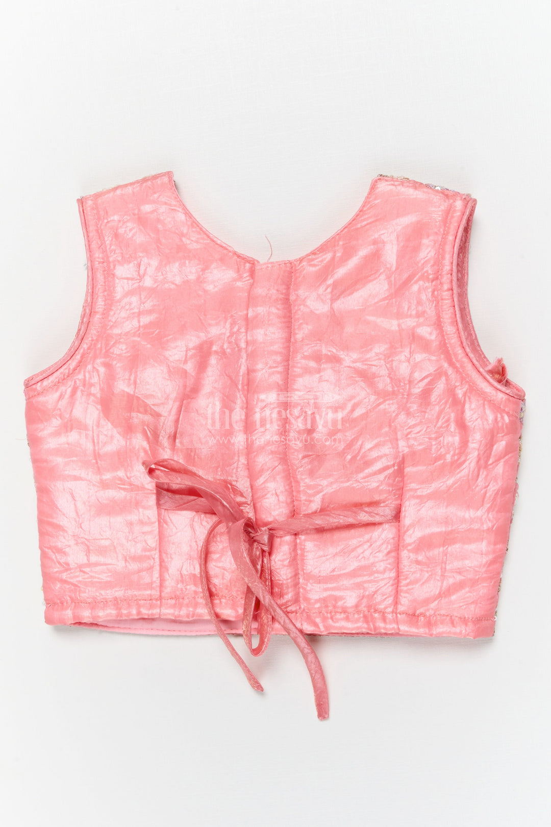 The Nesavu Girls Lehenga Choli Girls Lehenga Choli for Weddings and Reception Parties Nesavu Nesavu girls lehenga choli in organza with heavy designer embroidery for weddings and receptions