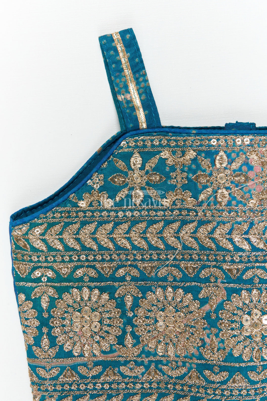 The Nesavu Girls Ethnic Lehenga Girls Lehenga Choli Set with Mirror Embroidery for Weddings and Parties Nesavu Nesavu girls festive lehenga set with mirror embroidered blouse and modal silk flared skirt