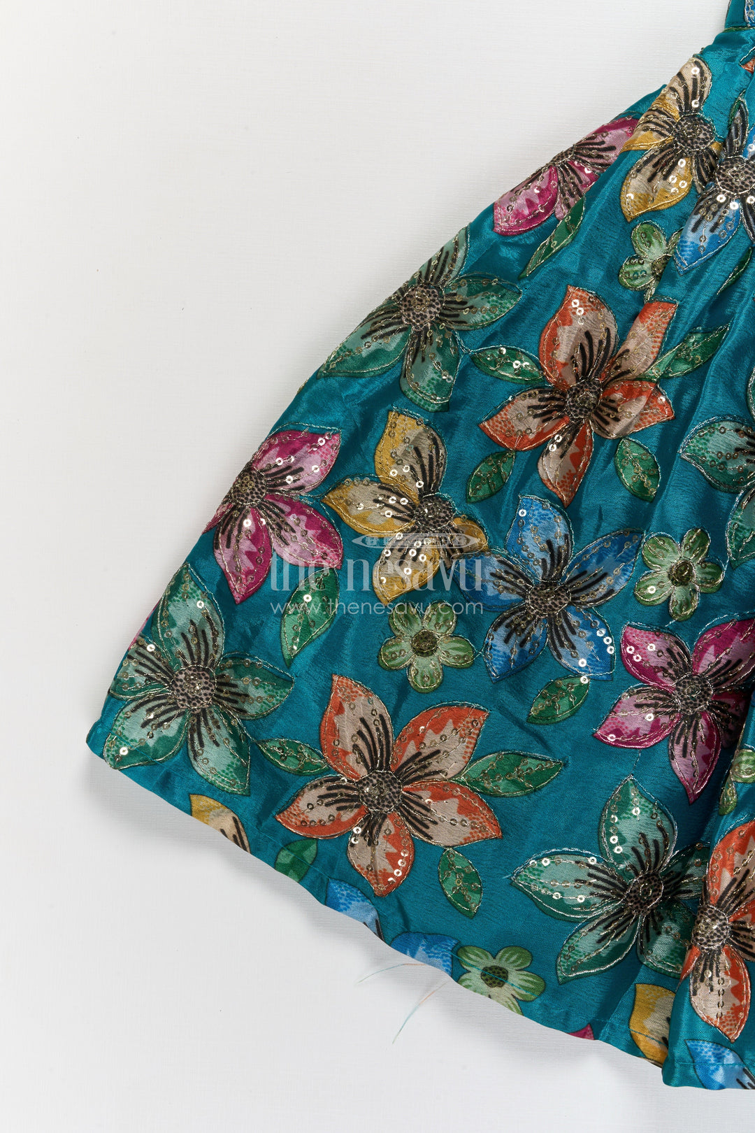 The Nesavu Girls Lehenga Choli Girls Lehenga Choli with Embroidered Yoke for Weddings and Festive Functions Nesavu Nesavu girls lehenga choli set embroidered yoke weddings festive occasions