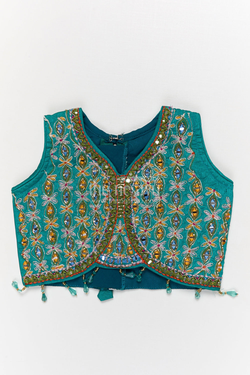 The Nesavu Girls Lehenga Choli Girls Lehenga Choli with Embroidered Yoke for Weddings and Festive Functions Nesavu Nesavu girls lehenga choli set embroidered yoke weddings festive occasions