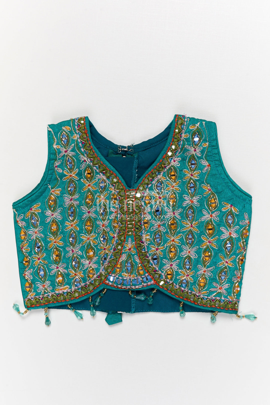 The Nesavu Girls Lehenga Choli Girls Lehenga Choli with Embroidered Yoke for Weddings and Festive Functions Nesavu Nesavu girls lehenga choli set embroidered yoke weddings festive occasions