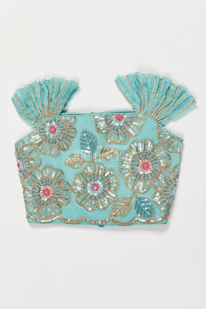 The Nesavu Girls Fancy Lehenga Girls Lehenga for Weddings and Festive Family Functions Nesavu Nesavu girls lehenga festive weddings traditional family occasions