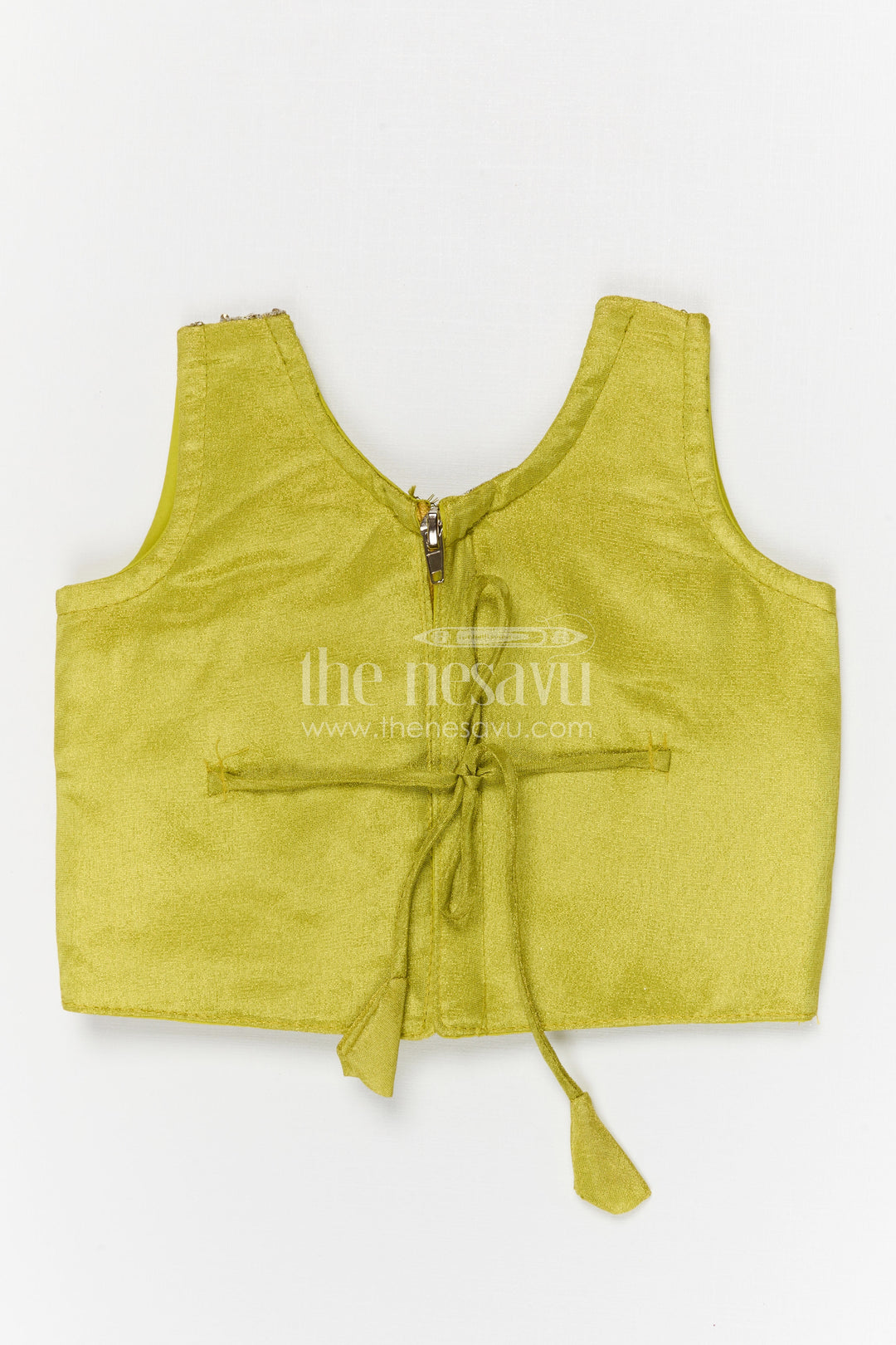 The Nesavu Girls Ethnic Lehenga Girls Lehenga Set for Weddings and Festive Celebrations for Events Nesavu Nesavu girls festive lehenga set for weddings and celebrations viscose silk outfit with designer embroidery