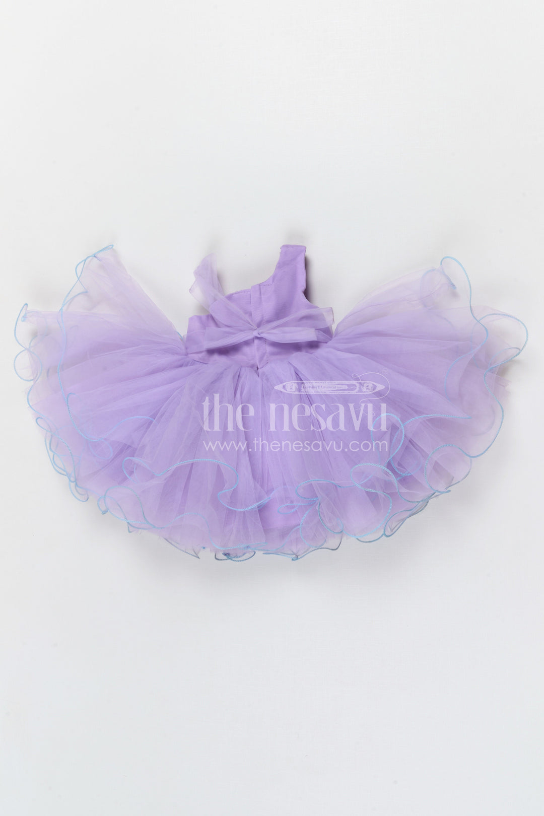 The Nesavu Girls Fancy Party Frock Girls Party Frock for Birthday and Special Events Nesavu Nesavu girls soft net fancy party frock with sequin embroidery for birthdays