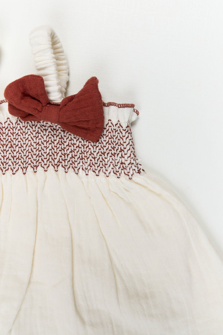 The Nesavu Girls Cotton Frock Girls Party Frock for Special Occasions and Family Celebrations Nesavu Nesavu Girls Party Frock For Special Occasions And Celebrations With Muslin Cotton Flared Design