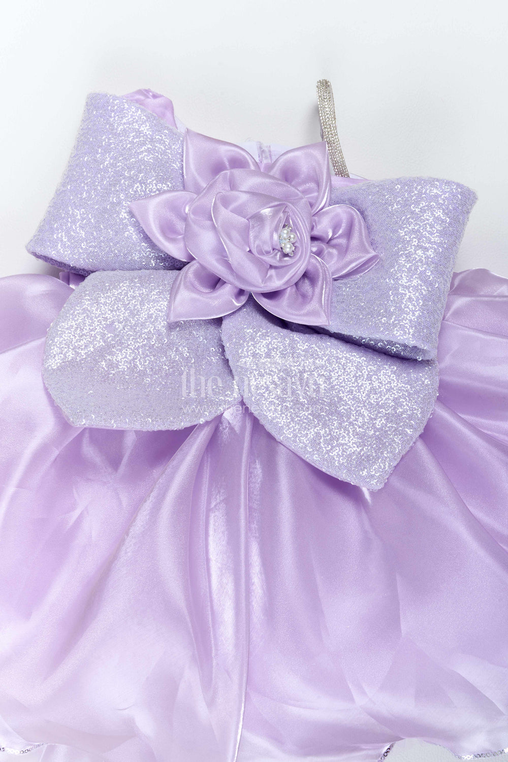 The Nesavu Girls Fancy Party Frock Girls Party Frock with Sequin Work for Family Functions Nesavu Nesavu Girls Party Frock With Sequin Work For Weddings And Family