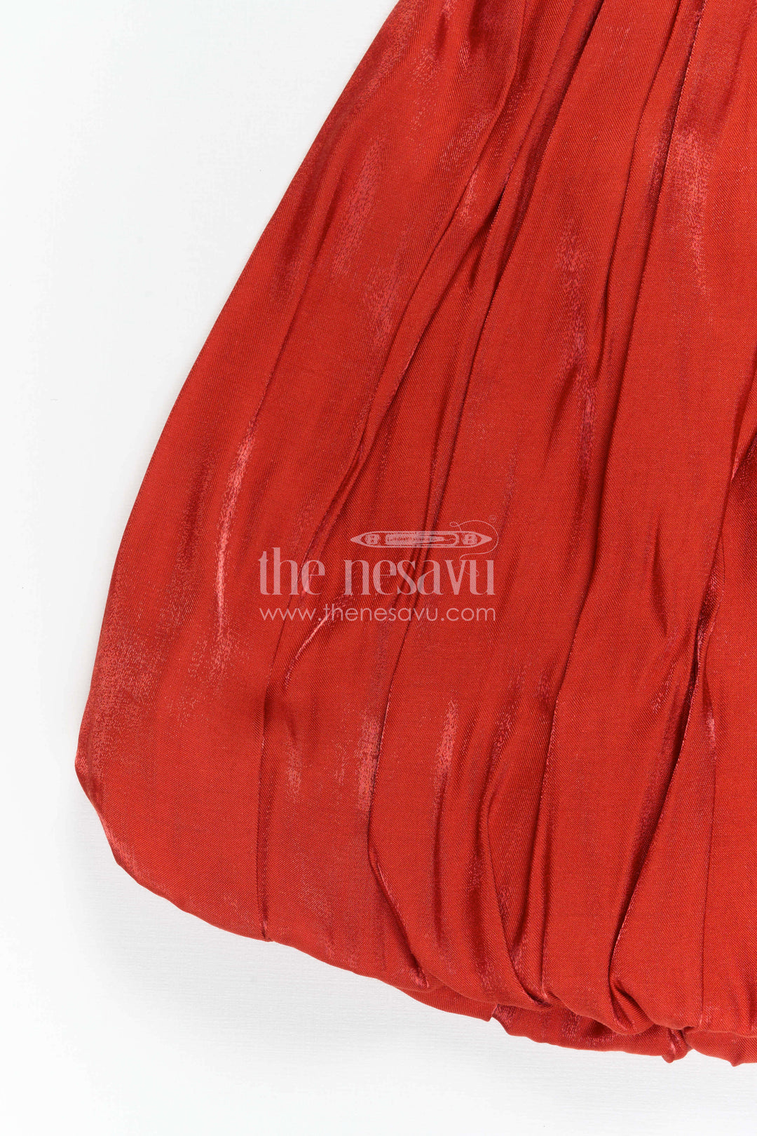 The Nesavu Girls Cotton Frock Girls Puff Sleeve Frock for Birthdays and Festive Occasions Nesavu Nesavu Girls Organza Puff Sleeve Frock For Birthdays And Festive Family Occasions