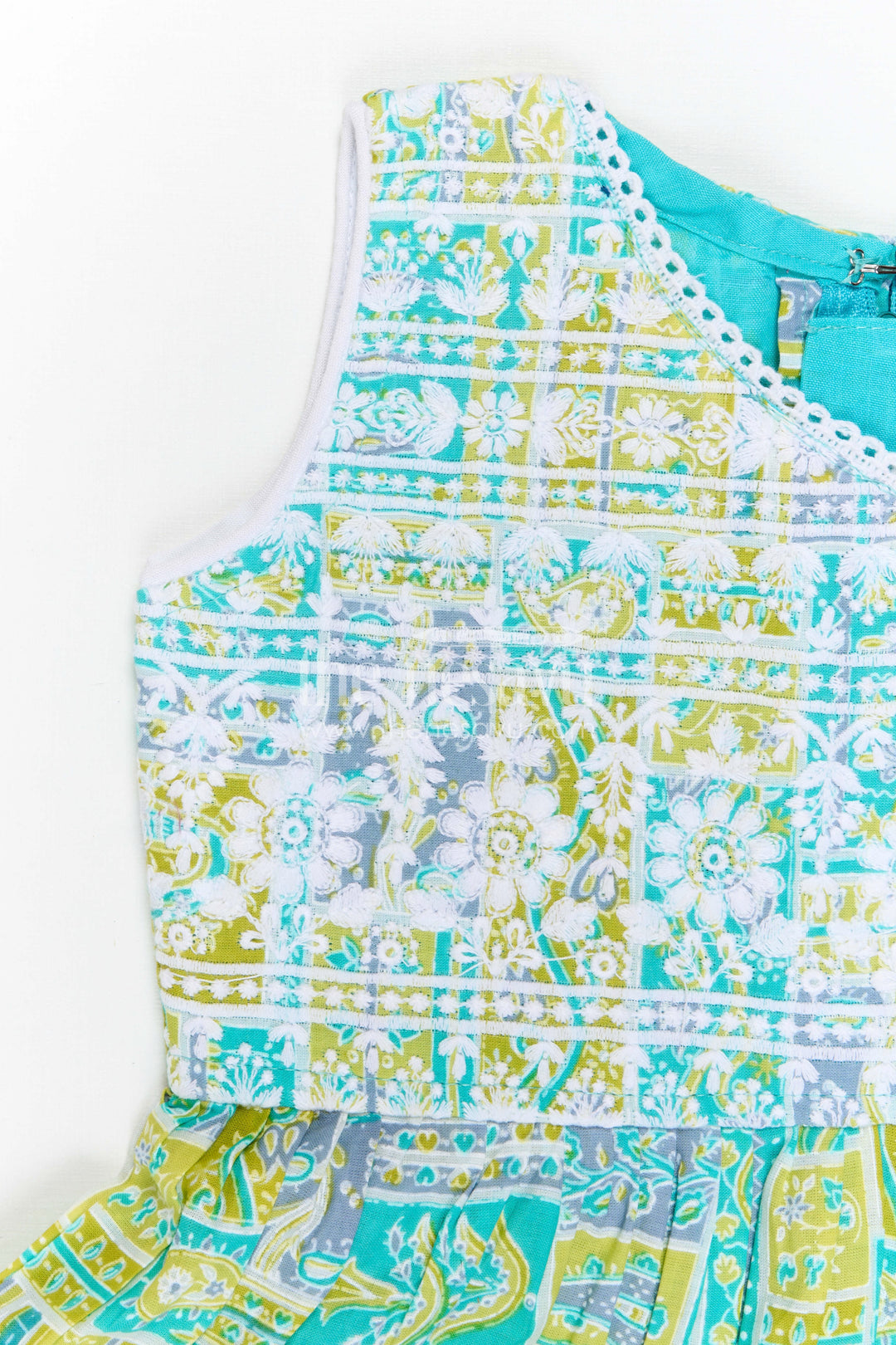 The Nesavu Girls Sharara / Plazo Set Girls Sharara Set for Casual Festive Wear and Outings Nesavu Nesavu Girls Cotton Sharara Set With Digital Print For Casual Festive Wear And Daily Comfort Outfit