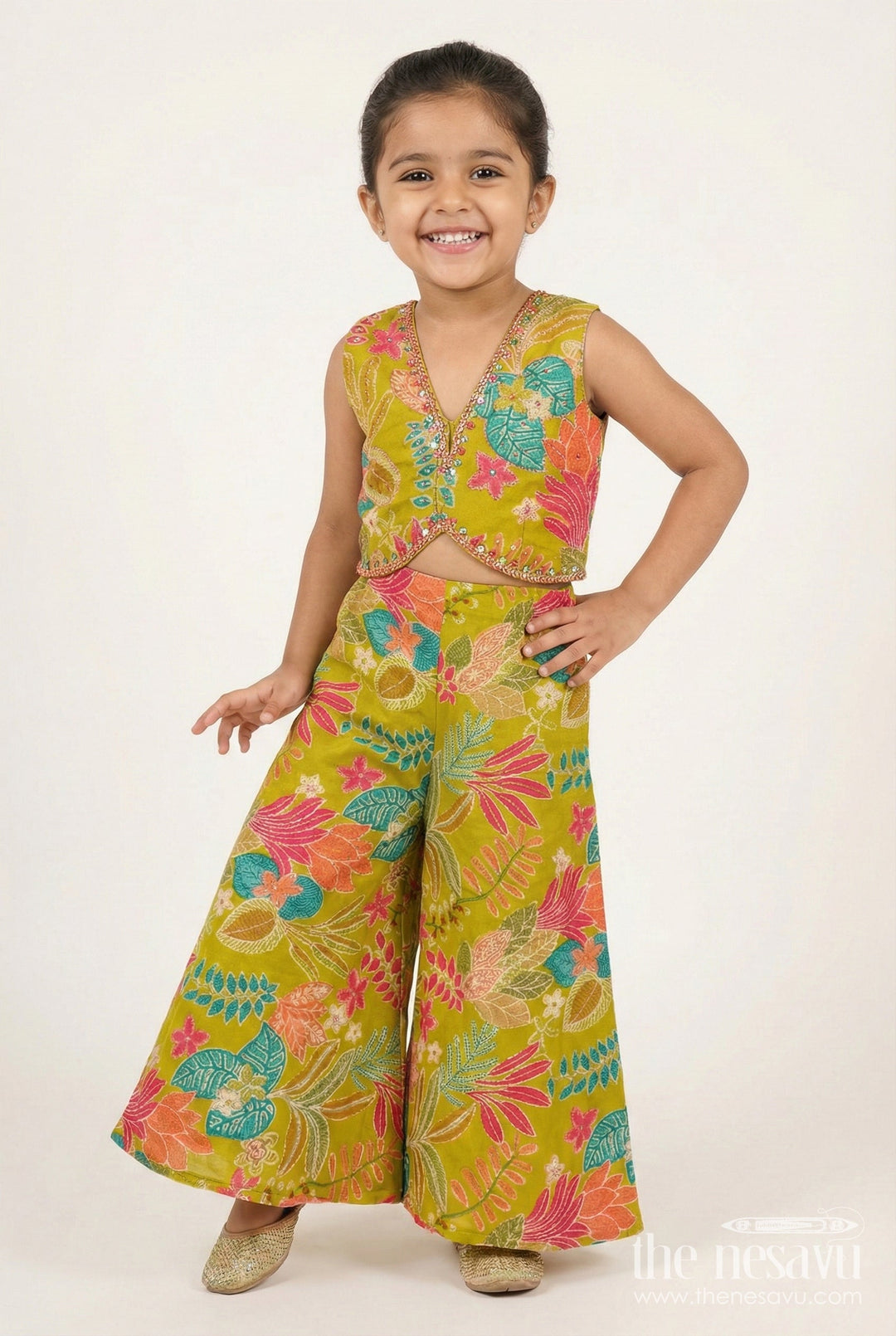 Girls Indian Ethnic Wear The Nesavu Girls Indian Ethnic Wear The Nesavu