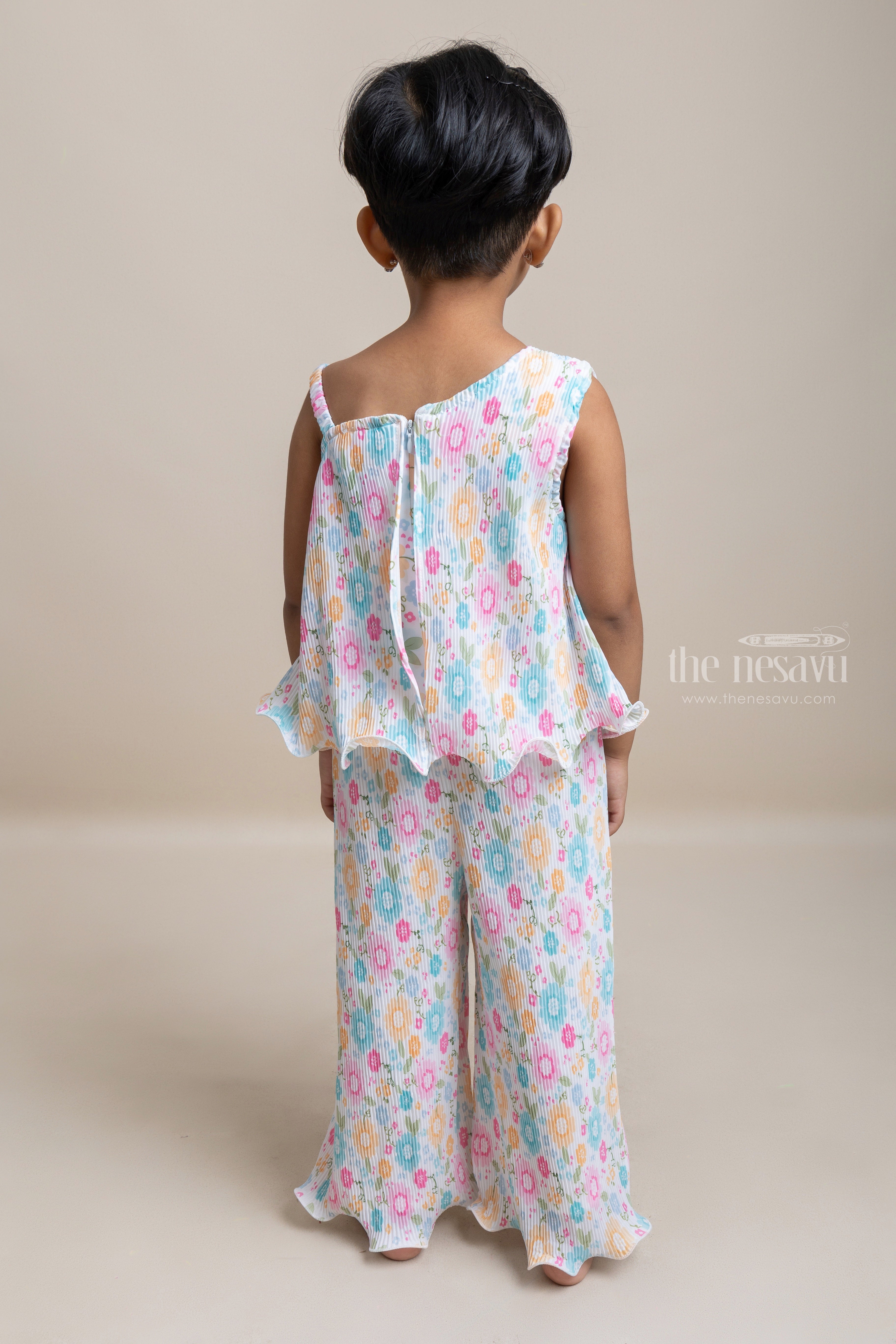 Baby Floral Romper in Pure Cotton Blue | Baby Girl Rompers & Jumpsuits |  Monsoon UK.