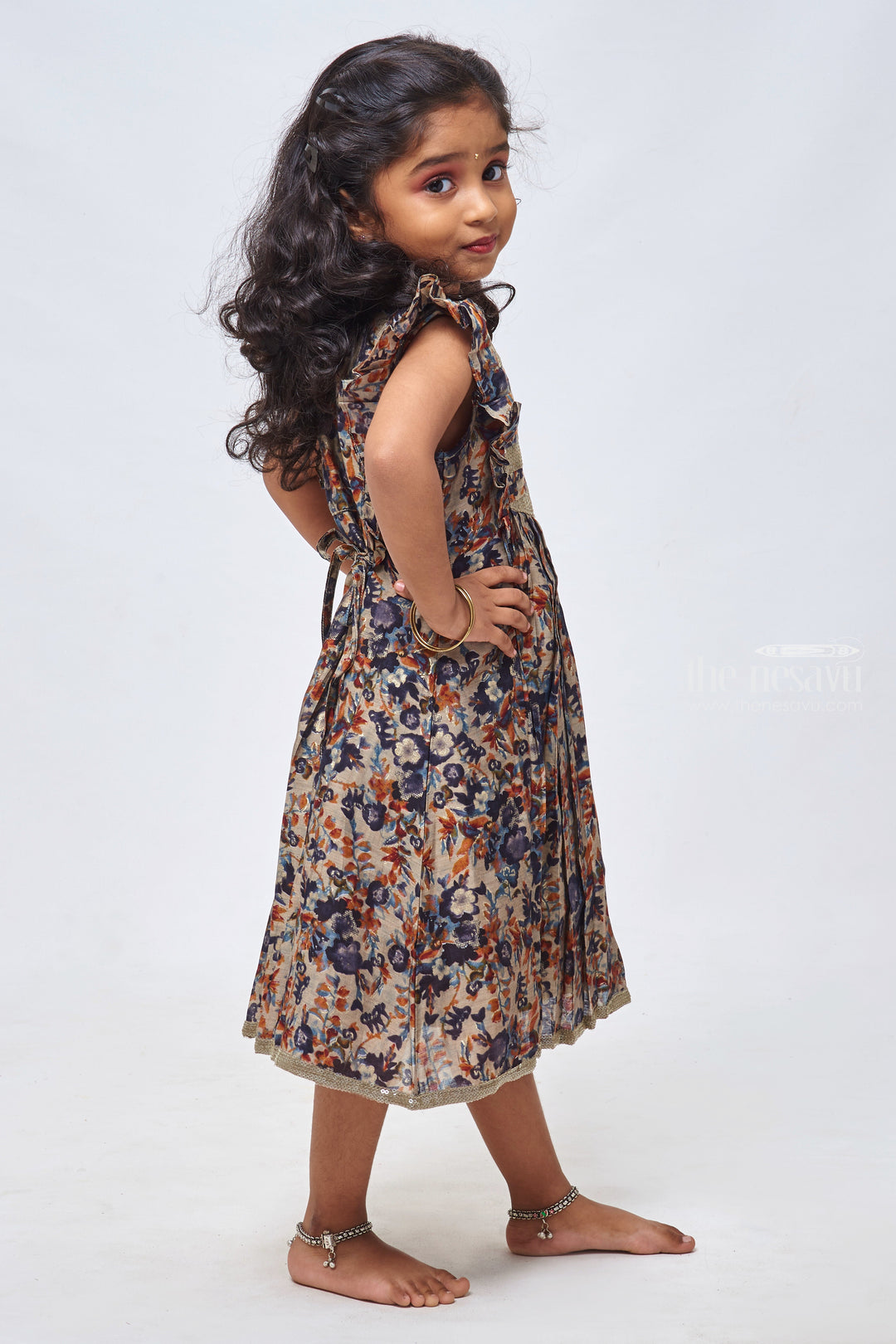 baby designer dress Princess Palace Cotton/Rayon Girls Embroidered Long Sleeve Dress