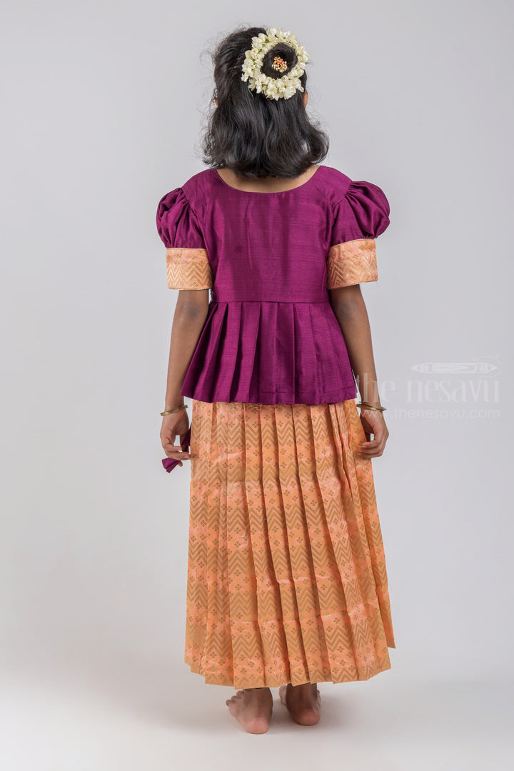 The Nesavu Pattu Pavadai Handwoven Pattu Pavadai Chattai: Authenticity Meets Elegance psr silks Nesavu