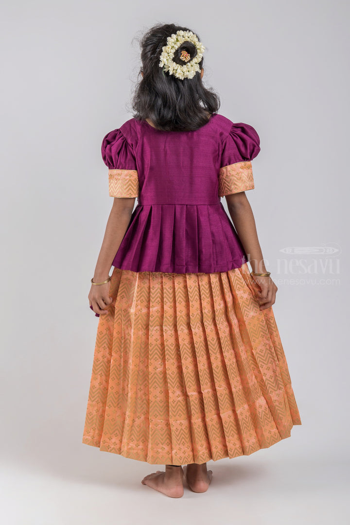 The Nesavu Pattu Pavadai Handwoven Pattu Pavadai Chattai: Authenticity Meets Elegance psr silks Nesavu