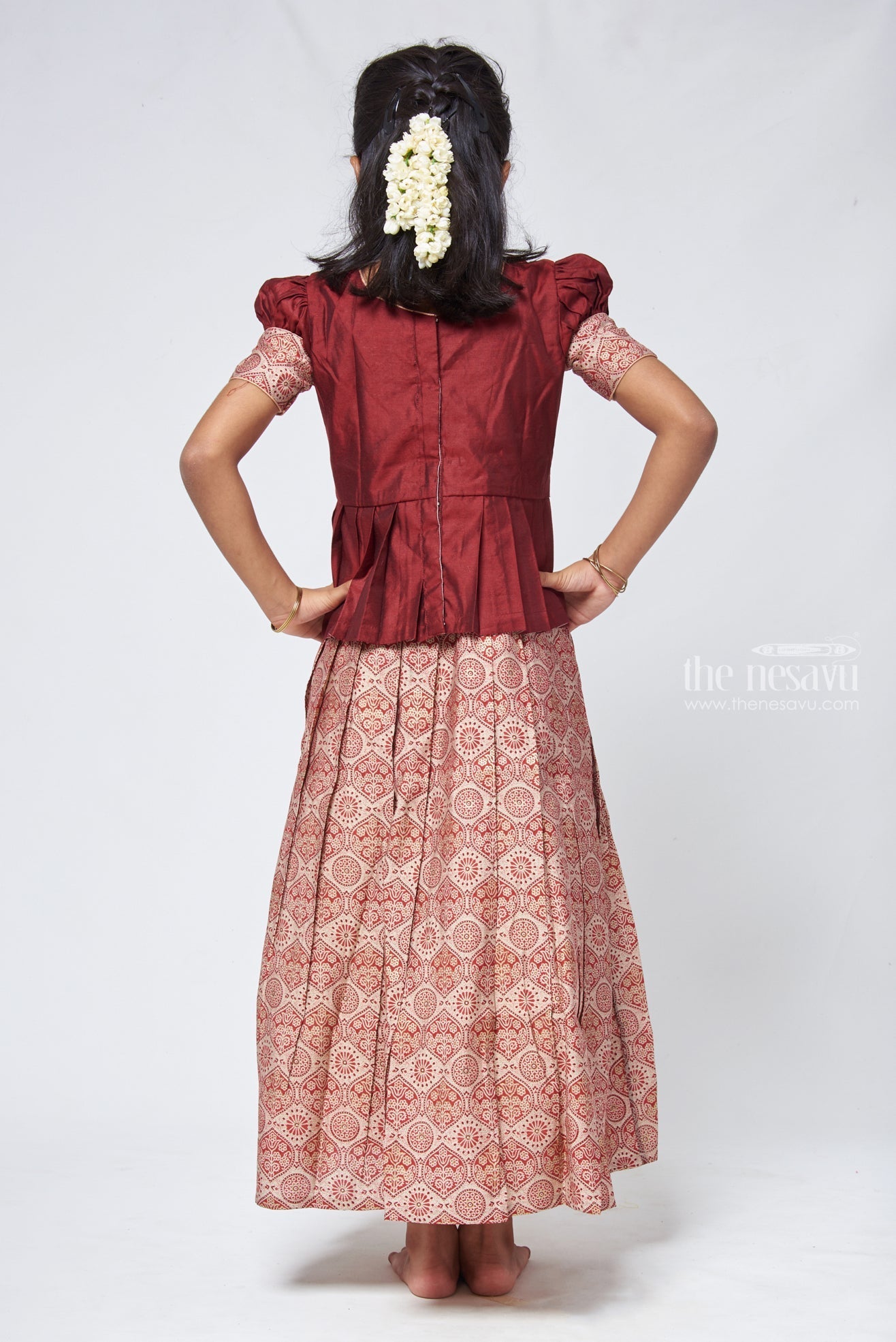 Pattu pavadai dress model deals