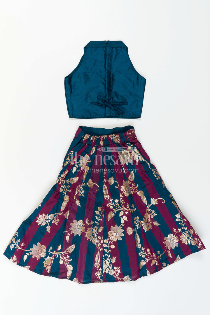 The Nesavu Girls Lehenga Choli Kids Ethnic Lehenga Set for Cultural Functions and Celebrations Nesavu Nesavu Kids Ethnic Lehenga Set For Festive Functions Weddings And Cultural Celebrations For Girls