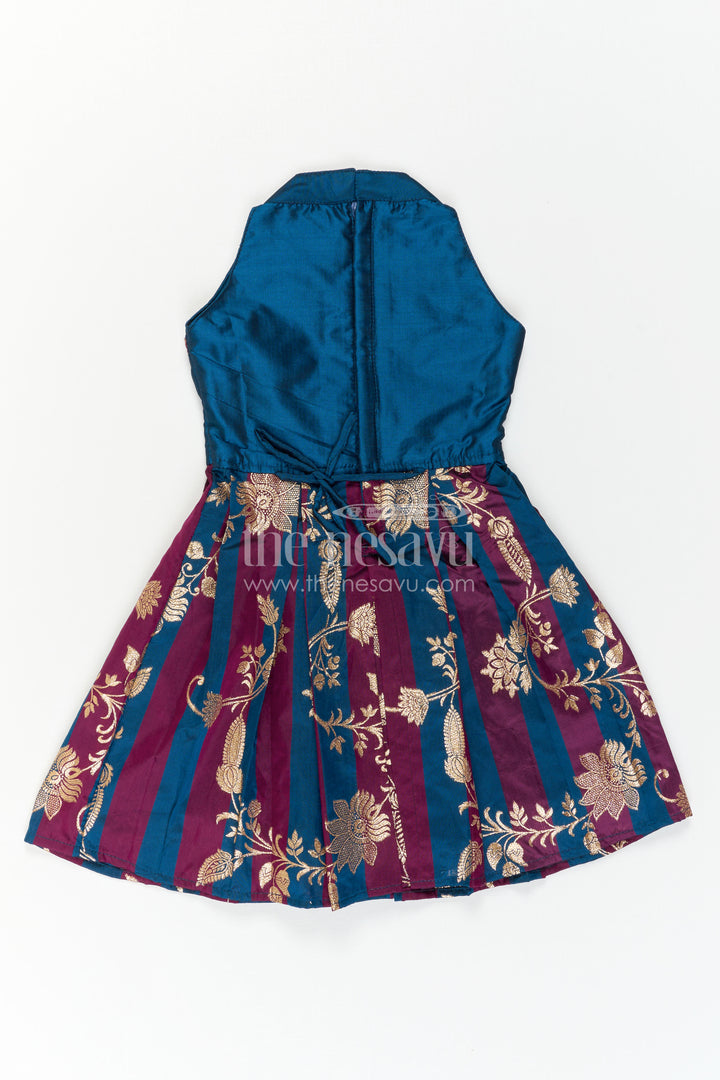 The Nesavu Silk Frock Kids Festive Dress for Wedding Receptions and Family Gatherings Nesavu Nesavu Kids Festive Dress For Wedding Receptions Cultural Events And Family Celebration Wear
