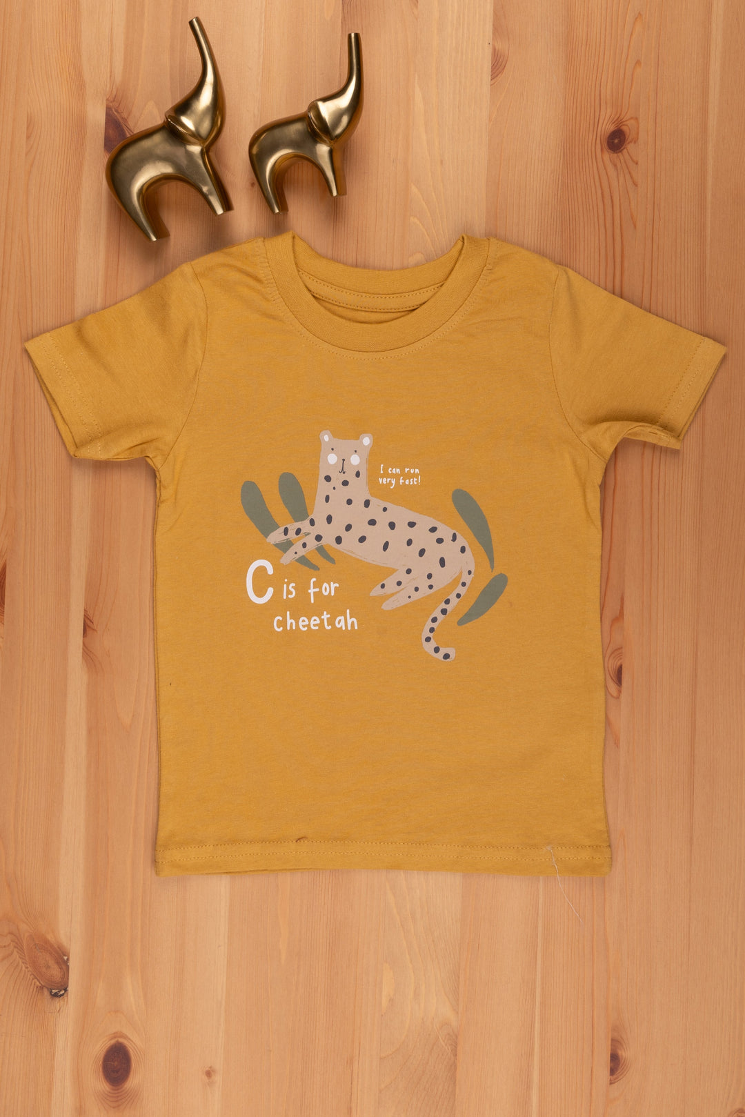 The Nesavu Baby T Shirt Kids Unisex T-Shirt Playful Designs and Eye-Catching Prints psr silks Nesavu 14 (6M) / Yellow LTP010B