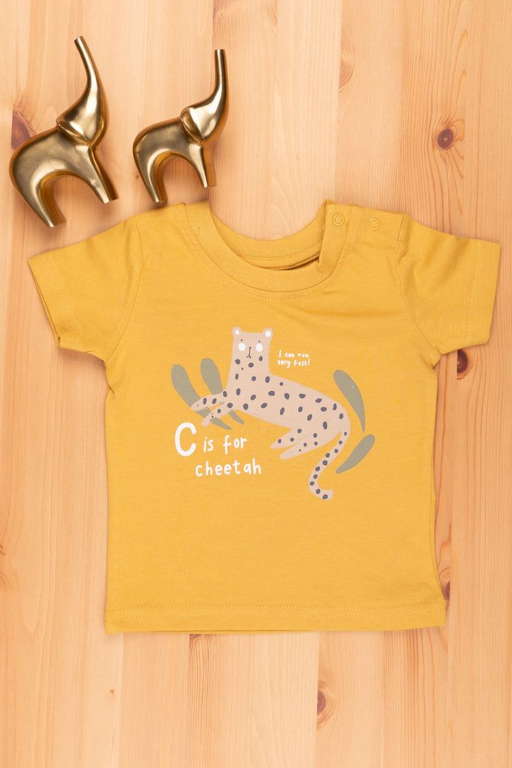 The Nesavu Baby T Shirt Kids Unisex T-Shirt Versatile Style for Growing Fashionistas psr silks Nesavu 10 (NB) / Yellow LTP010