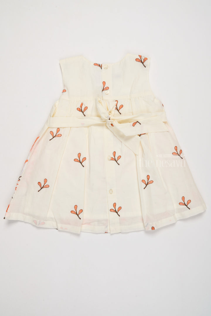 The Nesavu Baby Casual Sets Latest Newborn Baby Girl Clothes with Floral Embroidery and Soft Fabric Nesavu Latest Newborn Baby Girl Clothes Embroidered Floral Patterns Comfort