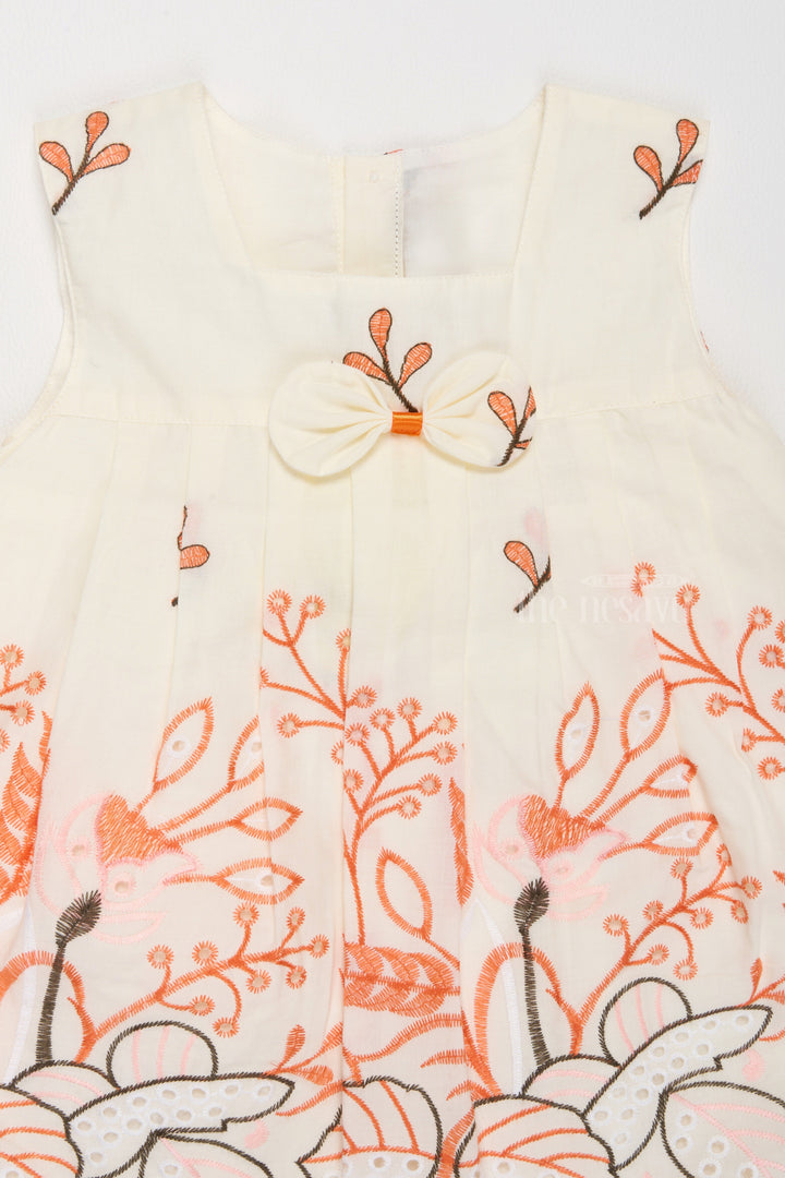 The Nesavu Baby Casual Sets Latest Newborn Baby Girl Clothes with Floral Embroidery and Soft Fabric Nesavu Latest Newborn Baby Girl Clothes Embroidered Floral Patterns Comfort