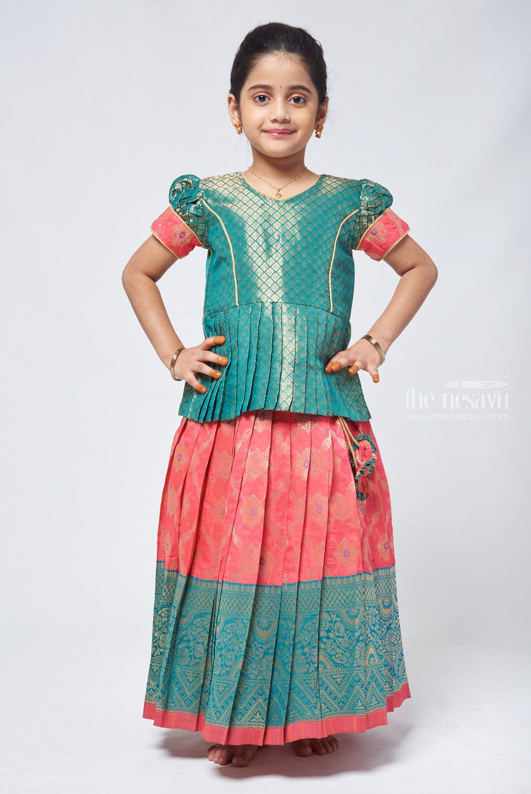 Zari Banarasi Pavadai chattai | Designer Pattu Pavadai | The ... Image Vũ image beautiful - Zari Banarasi Pavadai chattai | Designer Pattu Pavadai | The ...