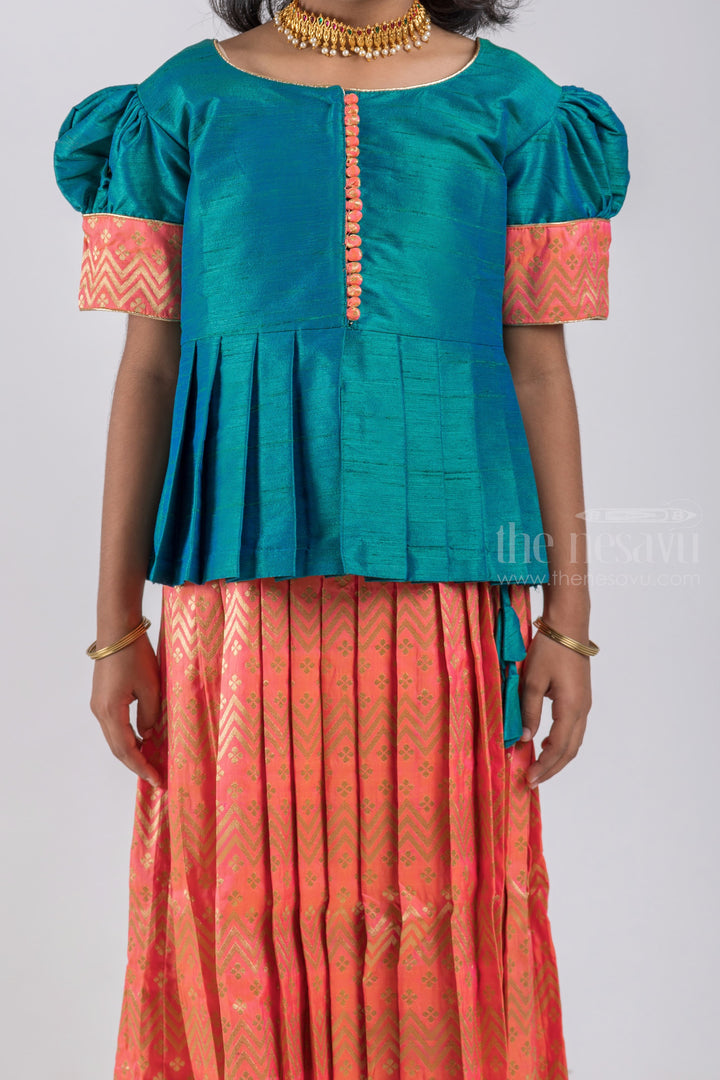 The Nesavu Pattu Pavadai Luxurious Pattu Langa: Immerse in the Rich Indian Heritage psr silks Nesavu