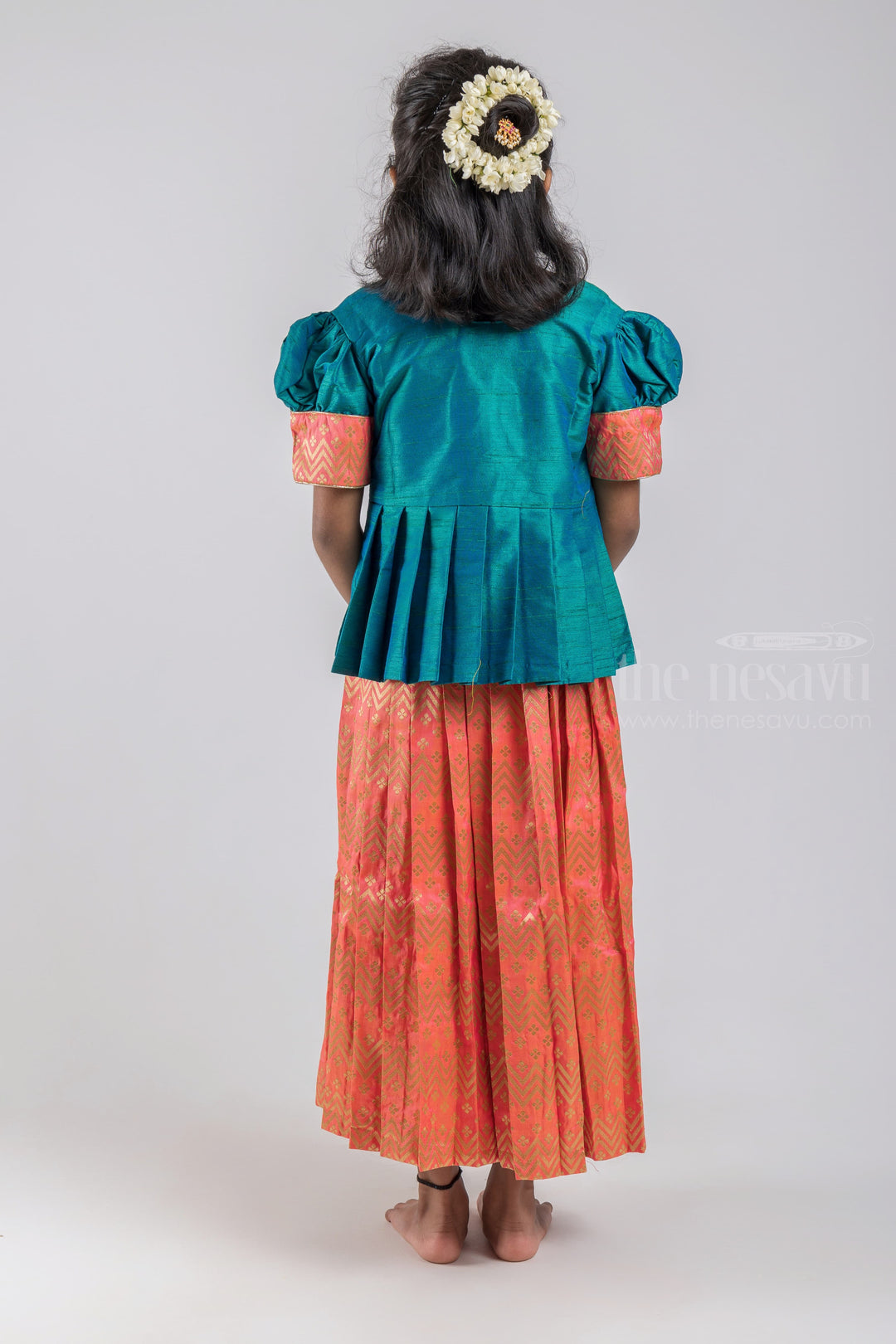 The Nesavu Pattu Pavadai Luxurious Pattu Langa: Immerse in the Rich Indian Heritage psr silks Nesavu