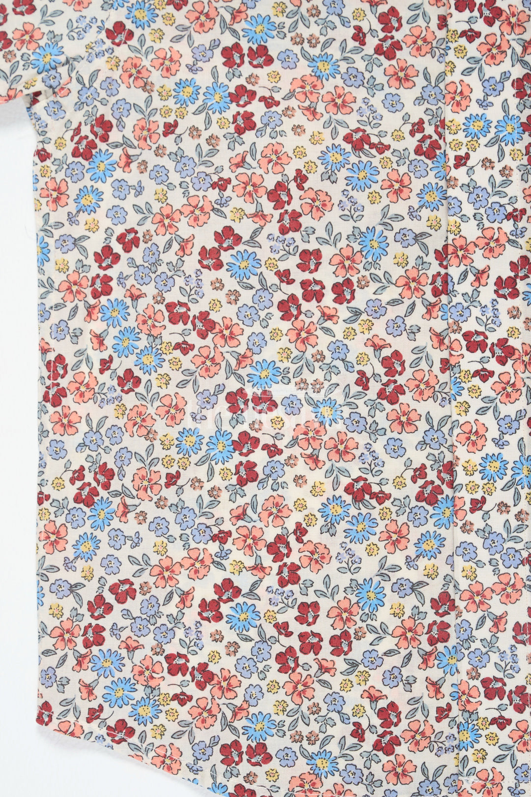 The Nesavu Boys Cotton Shirt Multicolor Boys Cotton Shirt with Floral Print Half Sleeves Playful and Trendy Design Nesavu Multicolor Floral Print Boys Cotton Shirt Nesavu Trendy Half Sleeves Comfortable Casual Wear