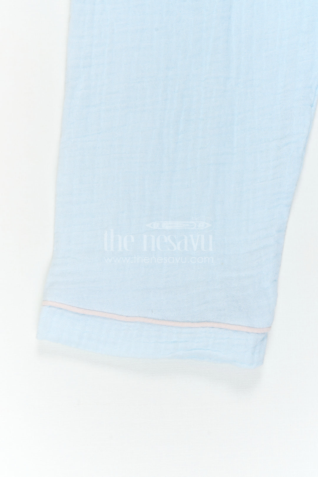 The Nesavu Girls Co-Ord Sets Nesavu Kids Muslin Cotton Lounge Co Ord Set with Relaxed Fit for Travel and Sleepwear Nesavu Nesavu Kids Muslin Cotton Lounge Co Ord Set With Relaxed Fit For Travel And Sleepwear