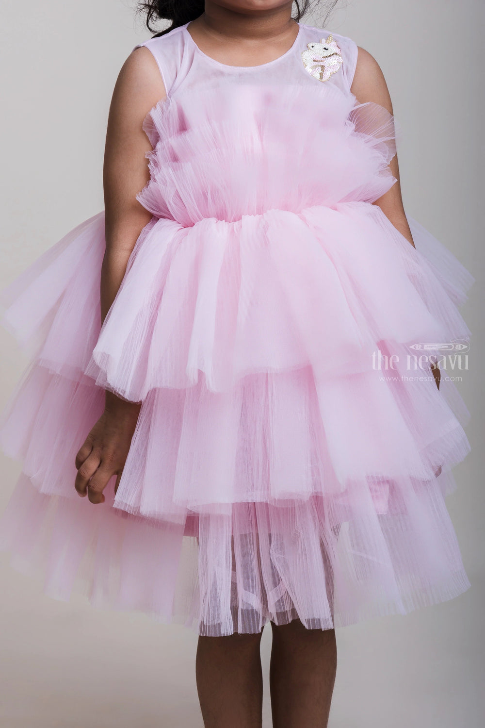 The Nesavu Girls Tutu Frock Netted And Layered Pink Frocks For Little Girls Nesavu Fresh Pink Net Frocks Collection For Girls| New Arrival| The Nesavu