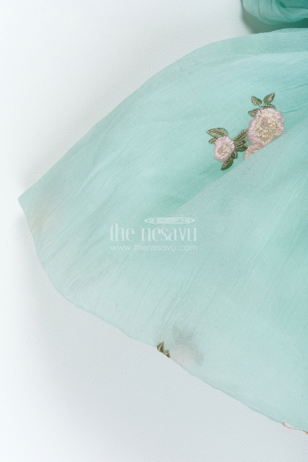 The Nesavu Girls Fancy Party Frock Party Dress for Girls in Multicolor with an Occasion Ready Finish Nesavu Nesavu Party Dress For Girls With Thread Embroidery For Weddings