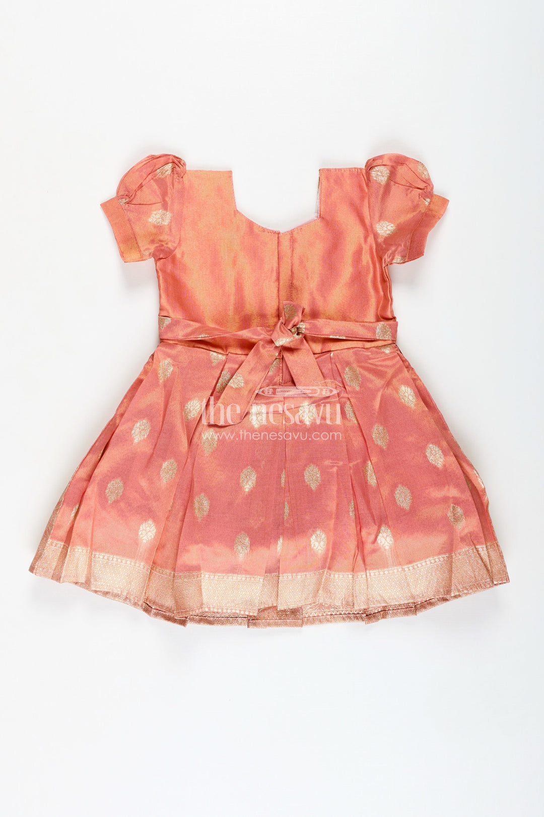 The Nesavu Silk Frock Pattu Frock For Baby Girl Naming Ceremony Nesavu Nesavu South Indian Pattu Frock Girls Zari Embroidery Naming Ceremony Functions