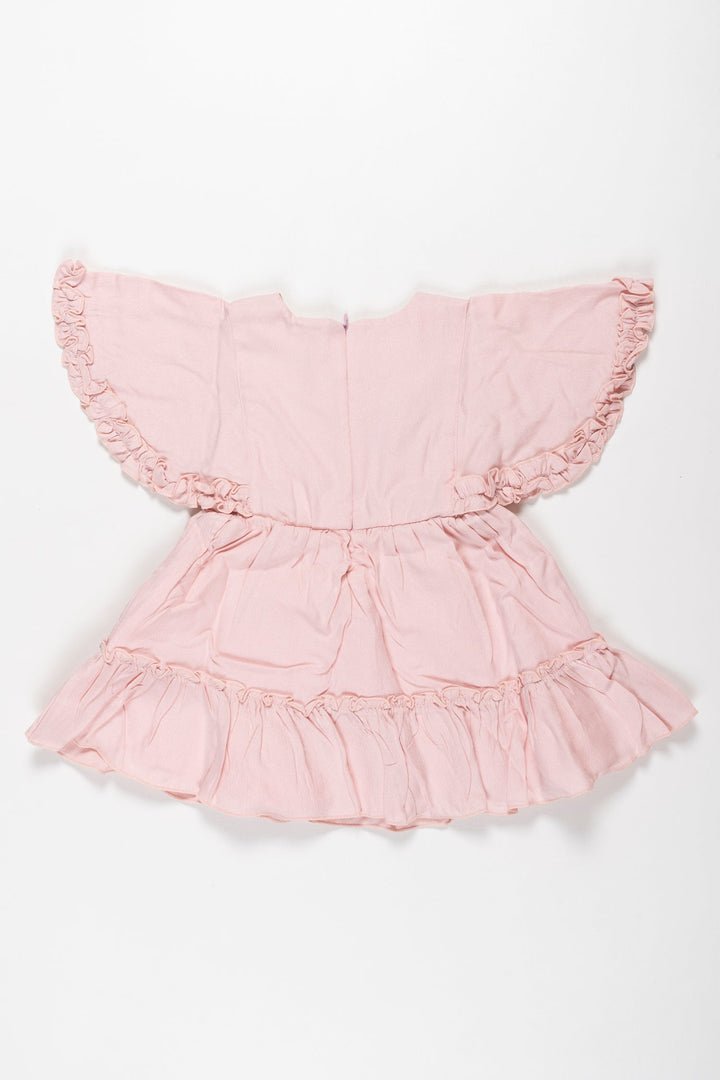 The Nesavu Girls Cotton Frock Petite Elegance: Boutique Summer Frock in Delicate Cotton for Girls Nesavu Shop Fancy Cotton Frocks for Girls | Latest Summer Collection | The Nesavu