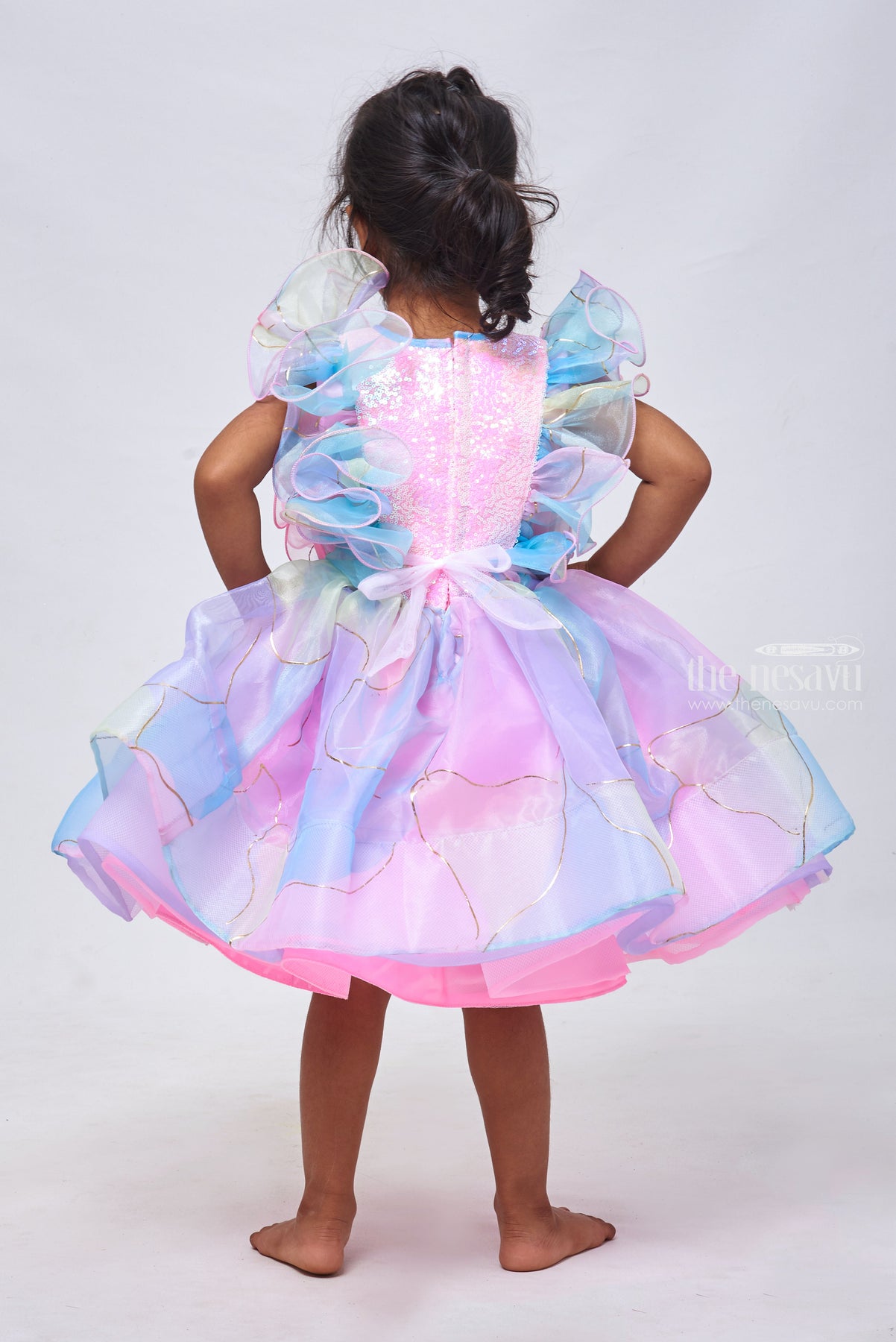 Gowns for Girls Party Wear Girls Walk Thru Dress Kids Toddler Baby Girls  Spring Summer Print Ruffle Sleeveless Show Lace Tulle Party Princess Girl  Dress Size 8 Long Sleeve Flower Girl Dress -