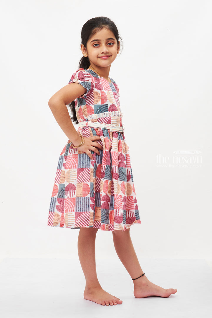 The Nesavu Girls Cotton Frock Playful Polka Dot Girls Summer Frock - Comfort Meets Style Nesavu Find the Perfect Girls Polka Dot Dress for Summer | Stylish & Airy | The Nesavu