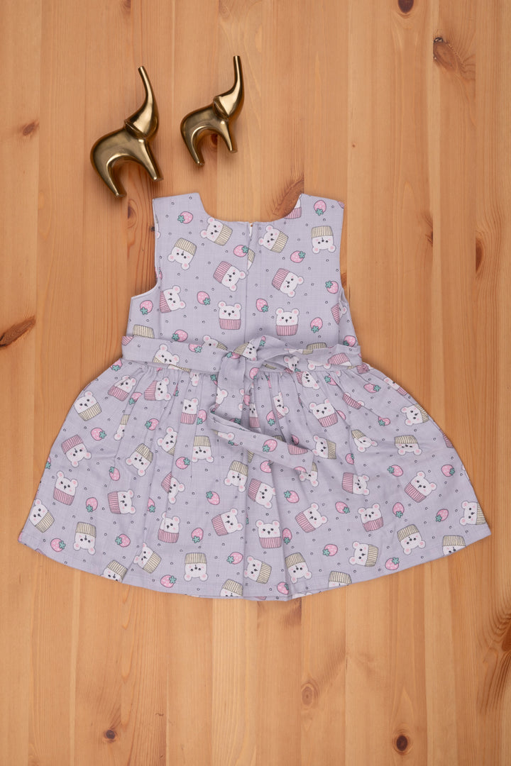 The Nesavu Baby Frock / Jhabla Purple Teddy Fancy Dress: Cuteness Overloaded for Girls Nesavu Cartoon Printed Frock Online | Buy Fancy Frock For baby Girls | The Nesavu