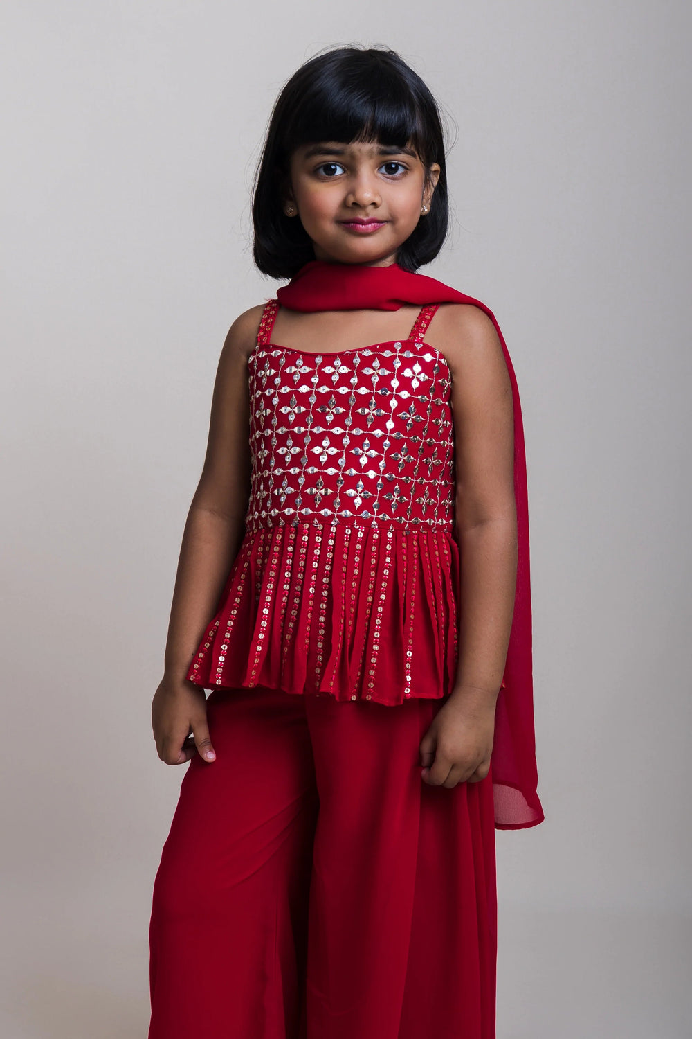 Plazo dress sales for girl