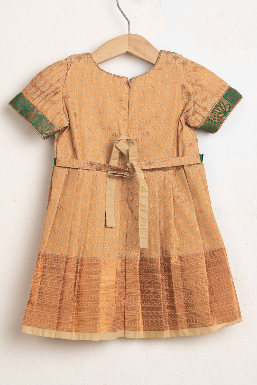 The Nesavu Girls Kanchi Silk Frock Semi Kanchipuram Silk Baby Frock - Ideal for Special Occasions Nesavu Semi-Kanchipuram Silk Frocks For Girls| Fresh Collection| The Nesavu