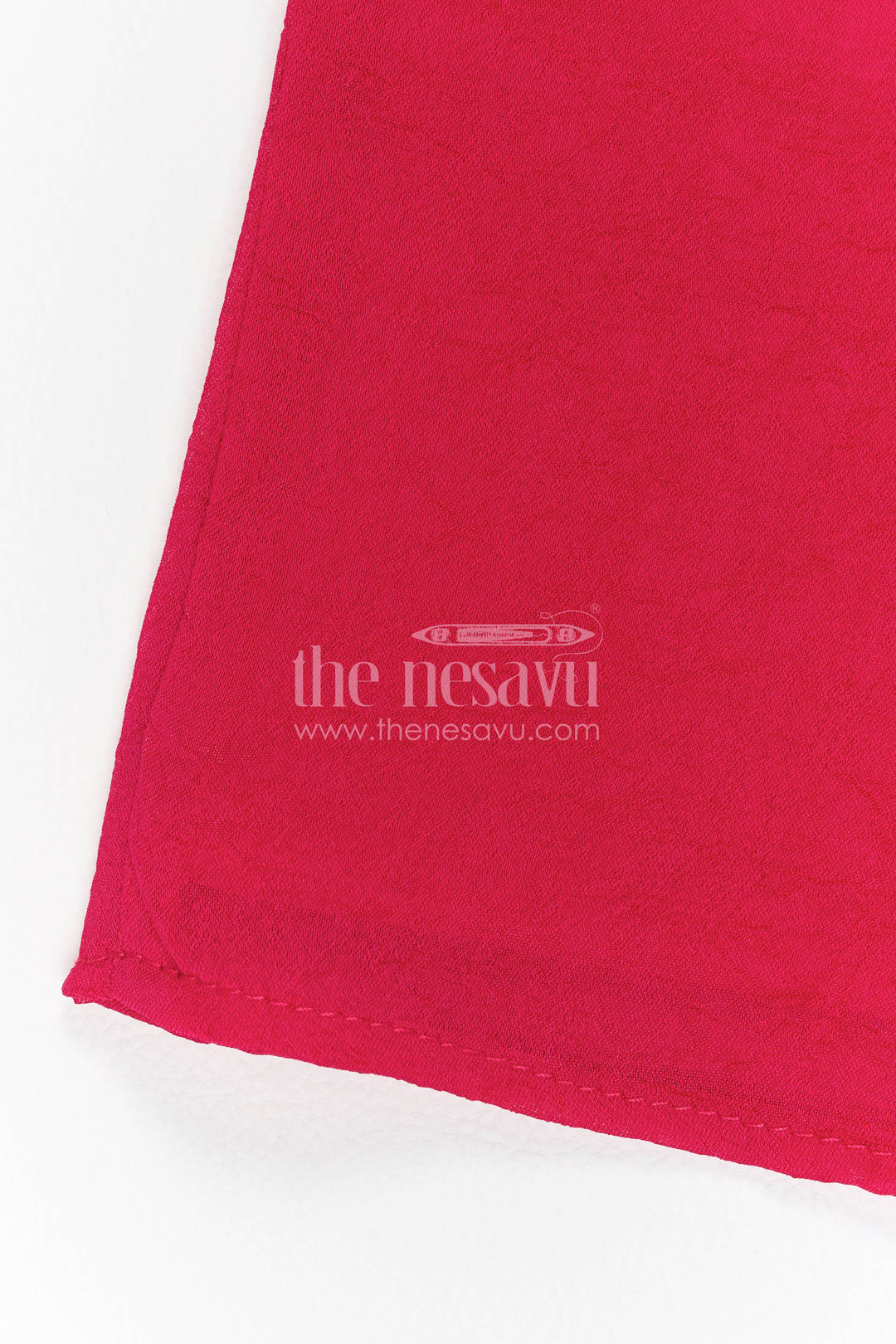 The Nesavu Girls Sharara / Plazo Set Sharara Dress for Girls in Pink for Family Celebrations Nesavu Nesavu Sharara Dress For Girls In Pink For Celebrations