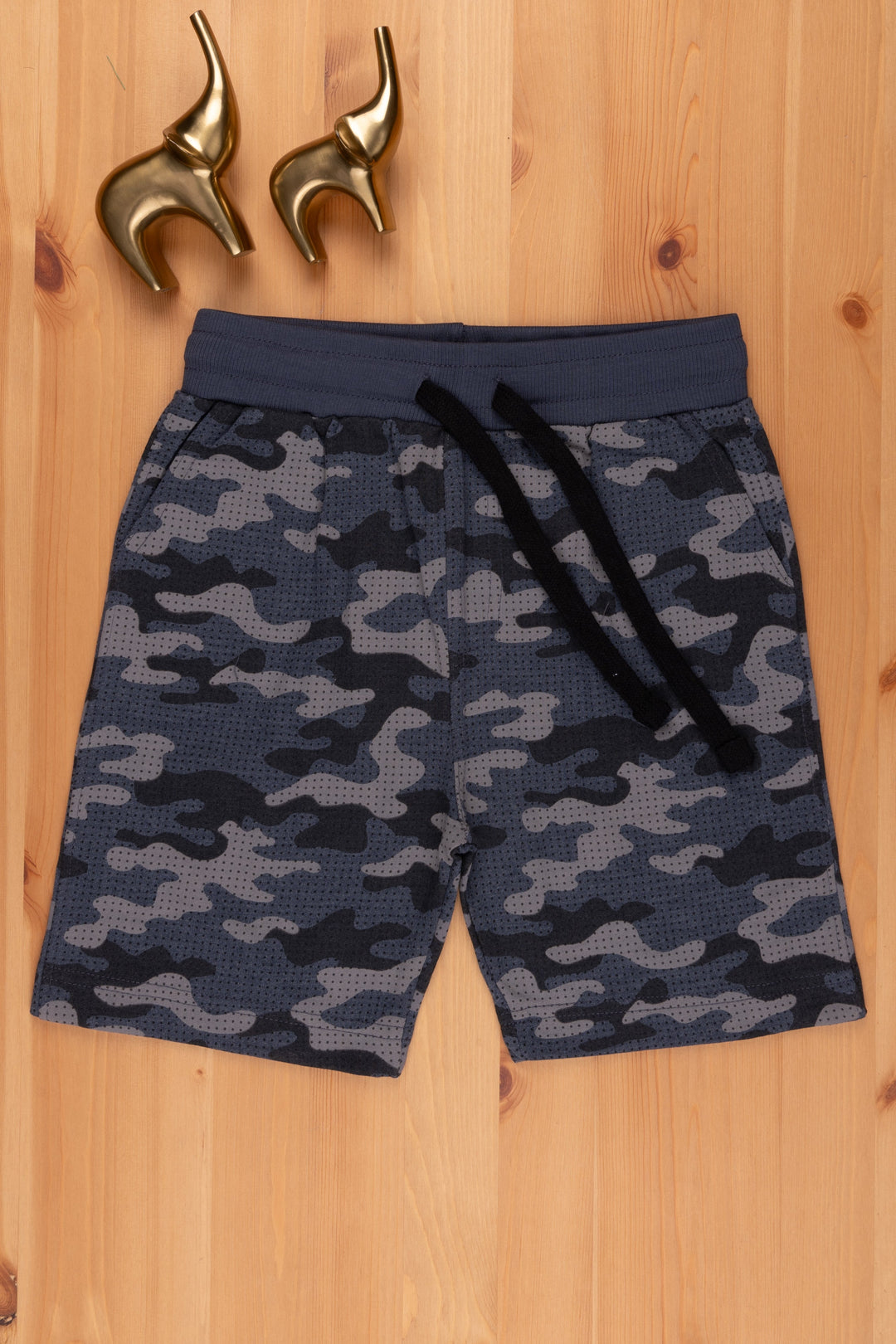 The Nesavu Boys Shorts Stylish Unisex Kids Trendy Shorts FashionForward and Comfortable Casual Wear psr silks Nesavu 18 (2Y) / Blue LBW027