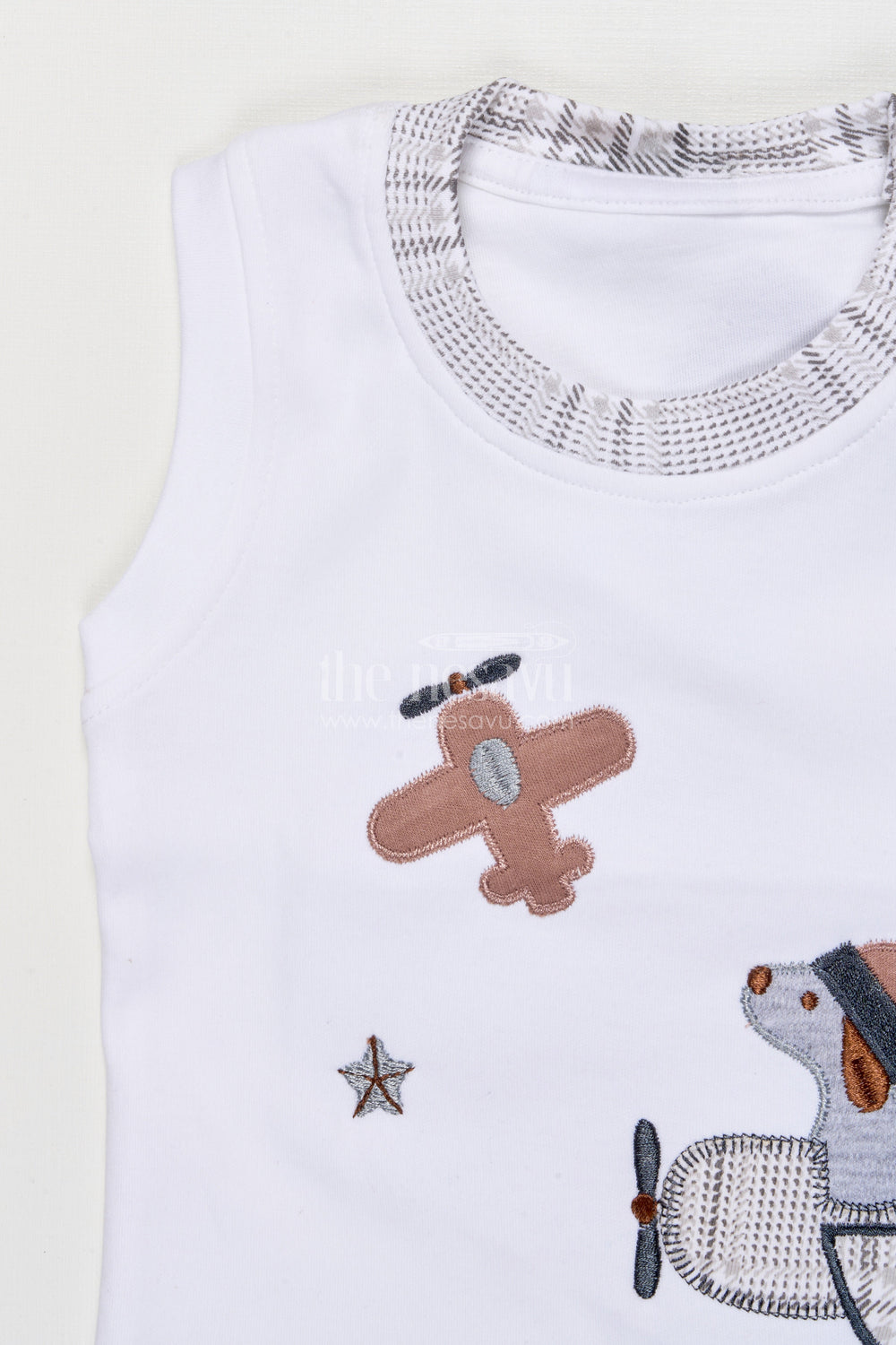 The Nesavu Boys Casual Set Toddler Boy Cotton Co-ord Set for Playful Daytime Dressing Nesavu Nesavu toddler boy cotton outfit set printed top shorts active everyday wear