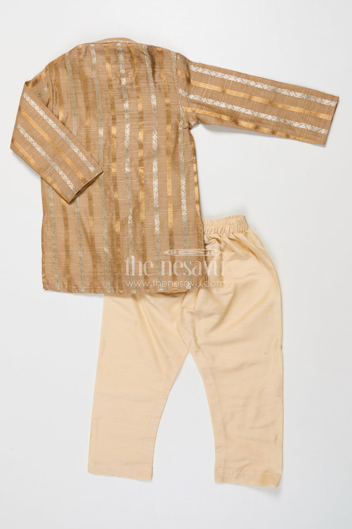 The Nesavu Boys Kurtha Set Toddler Boys Kurta Set for Ethnic Day and Festive Functions Nesavu Nesavu toddler boys kurta set for school ethnic day and festive celebrations