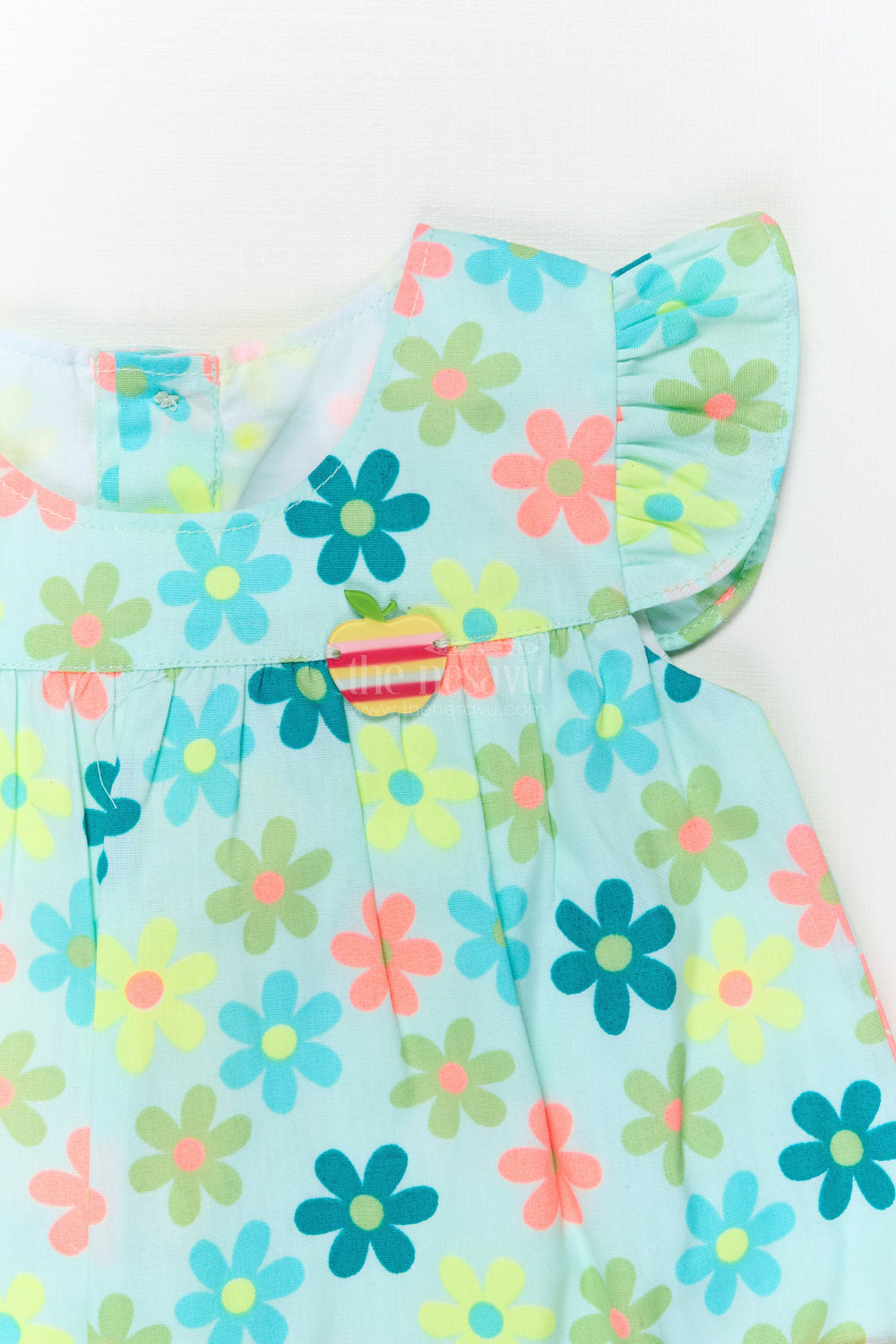 The Nesavu Baby Cotton Frocks Toddler Girl Cotton Frock with Digital Print and Bloomers for Playtime Nesavu Nesavu toddler girl cotton frock with digital print and bloomers for playdates and summer fun